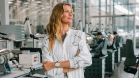 Gisele visits IWC 