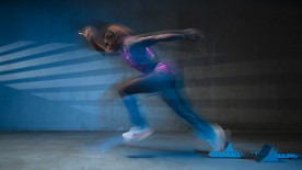 Dina Asher-Smith takes off on a sprint © Hublot