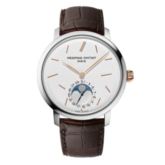 Frederique Constant x Seconde Seconde fc-705soc4s2 Slimline Moonphase Date Manufacture © Frederique Constant