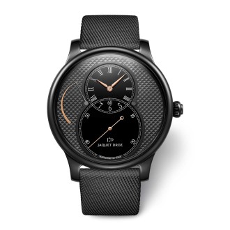 Grande Seconde Power Reserve Ceramic Clous de Paris 