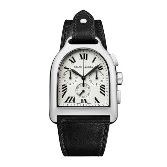 Stirrup Chronograph Stainless Steel  White Dial