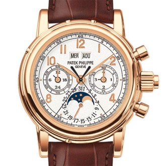 Split seconds chronograph with 30 minute counter and perpetual calendar