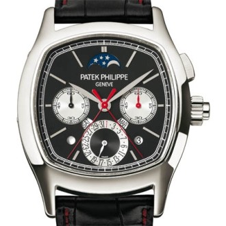 Split seconds monopusher chronograph and perpetual calendar