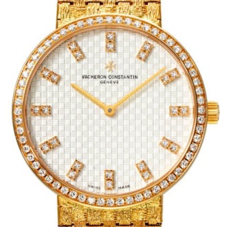 Classique gold bracelet diamond-set