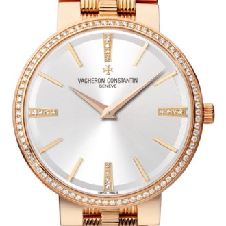 Traditionnelle gold bracelet diamond-set