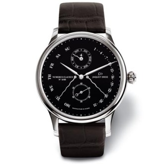 Perpetual Calendar Black Enamel