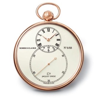 Pocket Watch Ivory Enamel