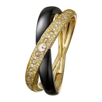 Saturne Dorée High Jewellery wristwatch