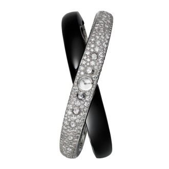 Rings of Saturn motif watch