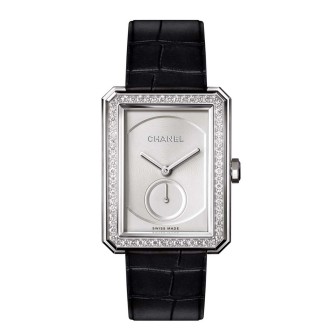 White gold large model with diamonds