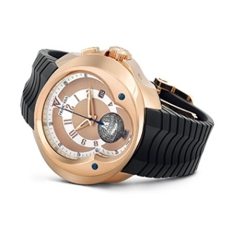 FVa5 Universal Timezone GMT Quantième Automatique Red Gold