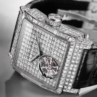 KingSquare sertie Tourbillon volant