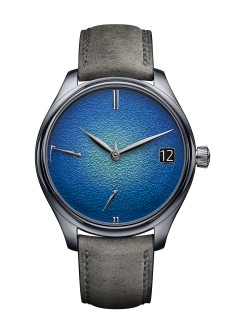 Perpetual Calendar Tantalum Blue Enamel