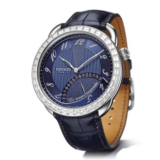 Le Temps Suspendu 43mm Platine Baguette