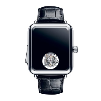 Swiss Alp Watch Minute Concept Black Repeater Tourbillon