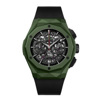 Classic Fusion Aerofusion Chronograph Orlinski Mexico Green Ceramic