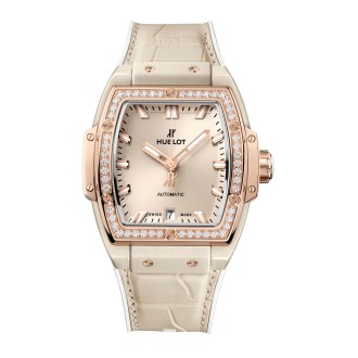 Beige Ceramic King Gold Diamonds