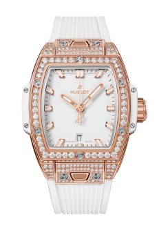 King Gold White Pavé