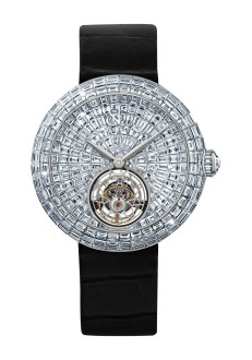 Brilliant Tourbillon Volant Watch Choker