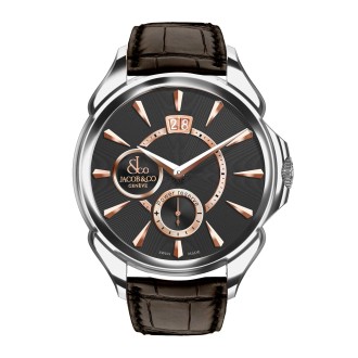 Palatial Classic Manual Big Date Steel Case