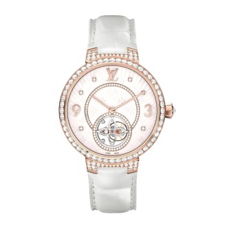 Monogram Tourbillon Pink gold and Diamonds