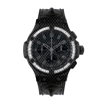 Carbon Bezel Baguette Diamonds