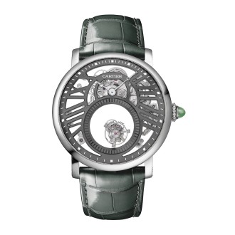 Rotonde de Cartier Mysterious Skeleton Double Tourbillon Watch