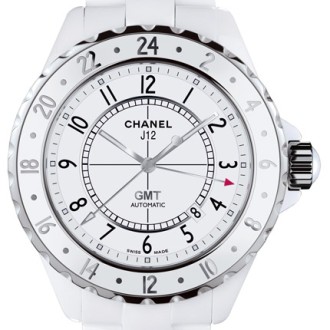 J12 Céramique blanche fonction GMT
