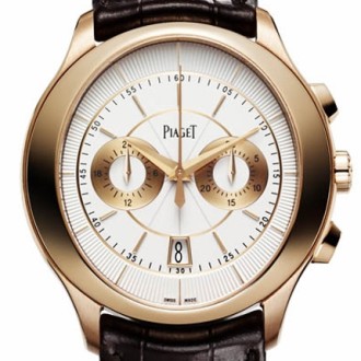 Gouverneur Chronographe in pink gold