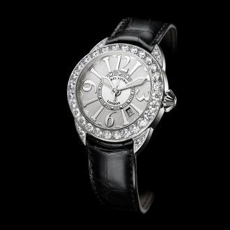 Piccadilly 40 White Gold - One Row