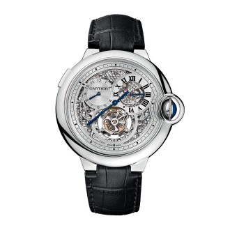 Tourbillon with double jumping second time zone watch
