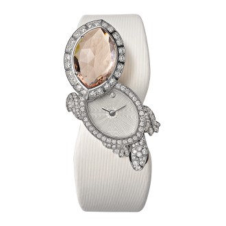 Montre Tortue secrète de Cartier watch, morganite version