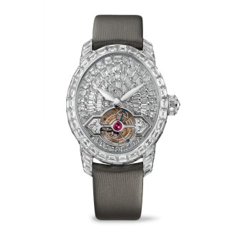 Cat's Eye High Jewellery Tourbillon With Gold Bridge