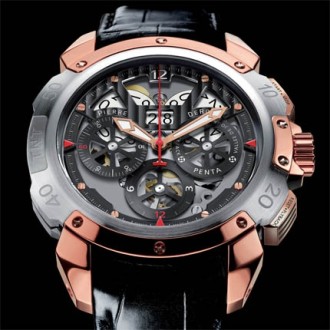 Penta pink gold