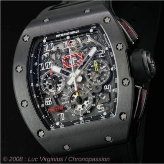 RM011 Black Chronopassion