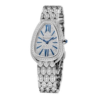 Serpenti Seduttori White Gold Paved Diamonds