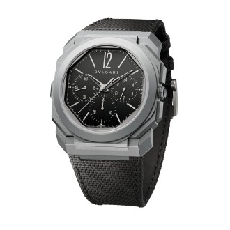 Octo Finissimo S Chronographe GMT Titanium