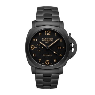 PAM00438 - Luminor 1950 3 Days GMT Automatic Ceramica Tuttonero