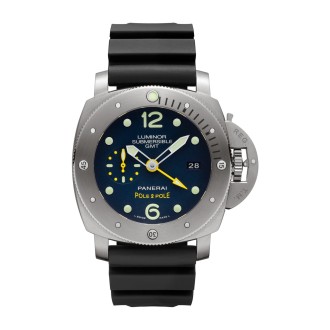 PAM00719 - Luminor Submersible 1950 3 Days GMT Automatic Titanio 47 mm