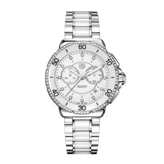 Steel and Ceramic Diamonds Chronograph 41mm