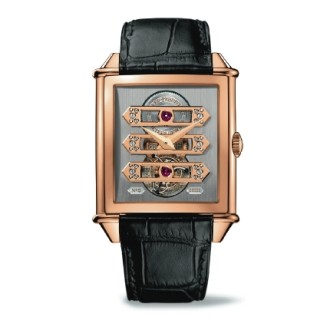 Vintage 1945 Tourbillon with three gold Bridges