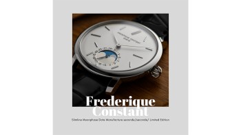Frederique Constant Slimline Moonphase Date Manufacture © Frederique Constant