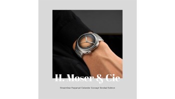 Streamliner Perpetual Calendar Concept Smoked Salmon © H. Moser & Cie