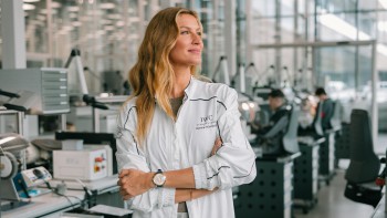 Gisele visits IWC 