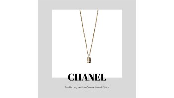 Thimble Long Necklace Couture Limited Edition © CHANEL