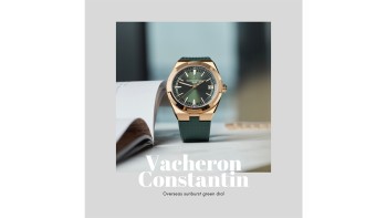 Overseas sunburst green dial © Vacheron Constantin