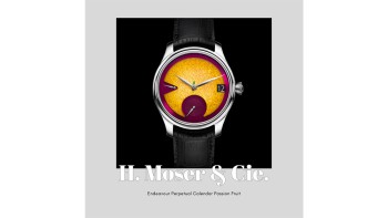Endeavour Perpetual Calendar Passion Fruit © H. Moser & Cie