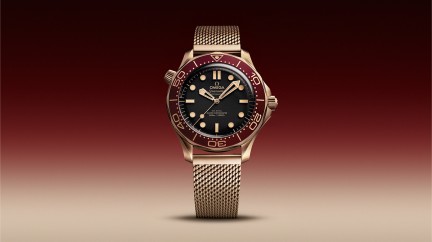 Seamaster Diver 300M in Bronze Gold and Burgundy © Omega