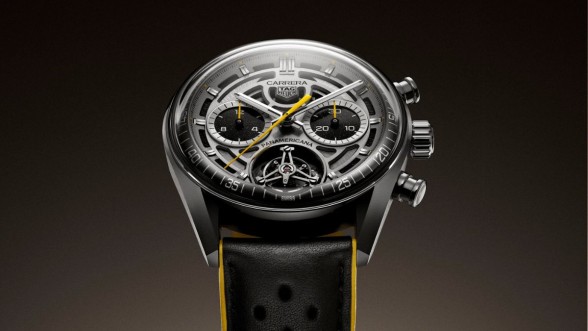 Carrera Chronograph Tourbillon x Porsche Panamericana © TAG Heuer