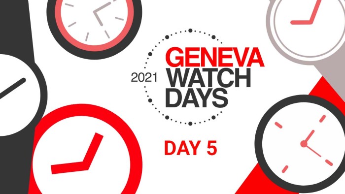Highlights of GWD 2021: Day five - Geneva Watch Days